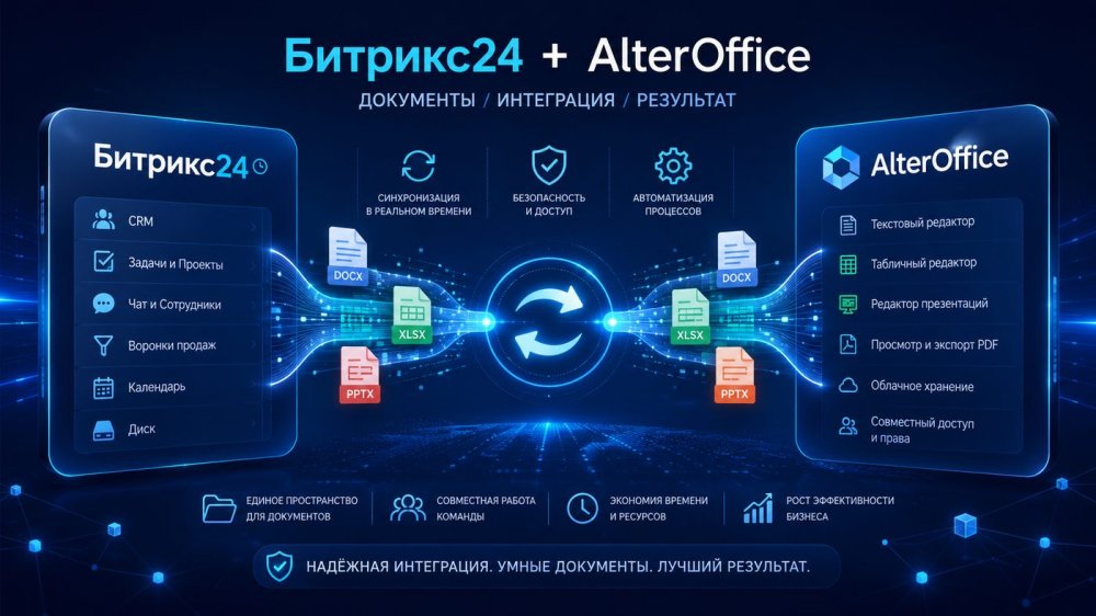 Модуль интеграции Битрикс24 и AlterOffice